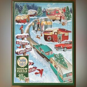 Cobble Hill “Christmas Campers” 1000 piece puzzle